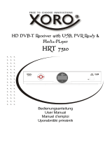 Xoro HRT 7510 User manual