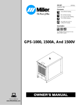 Miller GPS-1500V Owner's manual