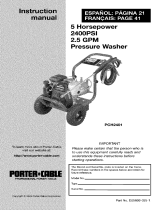 Porter-Cable PCH2401 Owner's manual