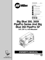 Miller BIG BLUE 350X PIPEPRO Owner's manual