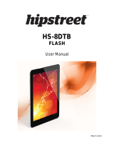 Hipstreet HS-8DTB - FLASH User manual
