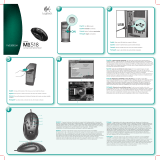 Logitech MX518 Gaming-Grade Optical Mouse Owner's manual