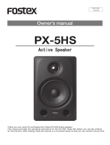 Fostex PX-5HS Owner's manual