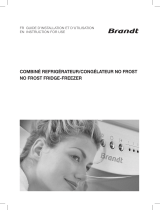 Brandt BFC3852PW User manual