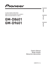 Pioneer GM-D9701   ALPHA User manual