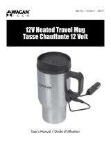 Wagan 12V Heated Travel Mug 2-Pack User manual