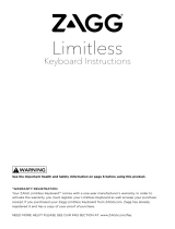 Zagg Limitless Universal Keyboard Owner's manual
