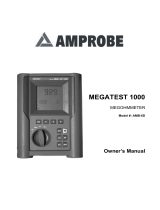 Amprobe MEGATEST-1000 Megohmmeter User manual