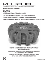 Schumacher Electric SL160 LED Road Flare / Warning Light Owner's manual