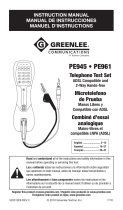 Greenlee PE945 User manual
