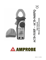 Amprobe ACD-51HP & ACD-56HPQ Power Quality Clamp-On User manual
