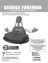 George Foreman GRP46P Owner's manual