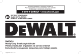 DeWalt 4-1/2in Small Angle Grinder User manual
