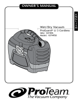 ProTeam ProGuard 3 Owner's manual