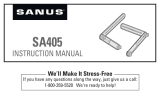 Sanus SA405 Installation guide