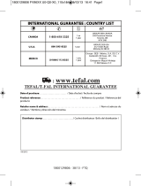 Tefal ULTIMATE ANTI-CALC FV96 Serie User manual