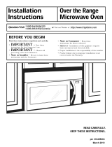 Frigidaire CFMV152CLWA Installation guide