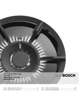 Bosch Gas hob with integrated controls User manual