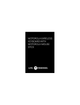 Motorola KZ450 Wireless Keyboard w Device Stand User manual