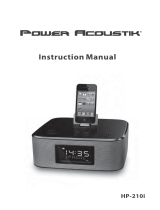 Power Acoustik HP-210i Owner's manual