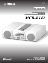 Yamaha MCR-B142 Owner's manual