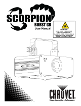 CHAUVET DJ Scorpion BURST GB User manual
