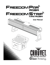 Chauvet Freedom Par RGBA User manual