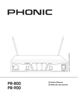 Phonic PR-800H User manual