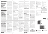 Dualit Studio by ™ 4 Slice Toaster User manual