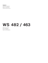 Gaggenau WS 463010 User manual