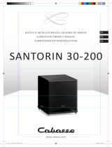 CABASSE Santorin 30-200 Owner's manual