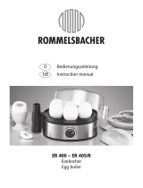 Rommelsbacher ER400 Owner's manual