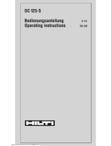 Hilti DC 125-S Operating instructions