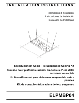 Epson ELPMBP04 SpeedConnect Above Tile Suspended Ceiling Kit Installation guide