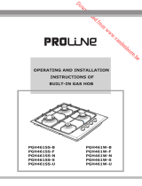 Proline PGH461W-S Operating instructions