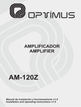 Optimus AM-120Z User manual