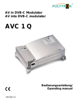 POLYTRON AVC 1Q AV in DVB-C modulator Operating instructions
