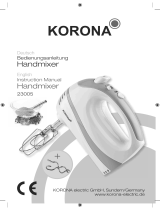 Korona 23005 Owner's manual
