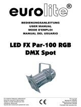 EuroLite LED FX Par-100 RGB User manual