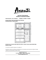 Avanti FF18D1B User manual