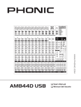 Phonic AM 844D USB User manual