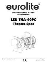 EuroLite LED THA-40PC Theater-Spot wh User manual