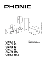 Phonic ClubX 12 User manual