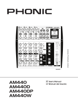 Phonic AM440W User manual