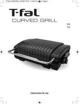 Tefal Balanced Living Double Curved Grill User manual