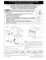 Kenmore Pro 79079623700 Installation guide