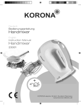 Korona 23001 Owner's manual
