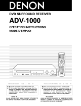 Denon DHT-1000DV Owner's manual