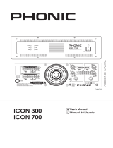 Phonic ICON 300 User manual