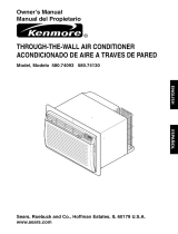 Kenmore 580.74093400 Owner's manual